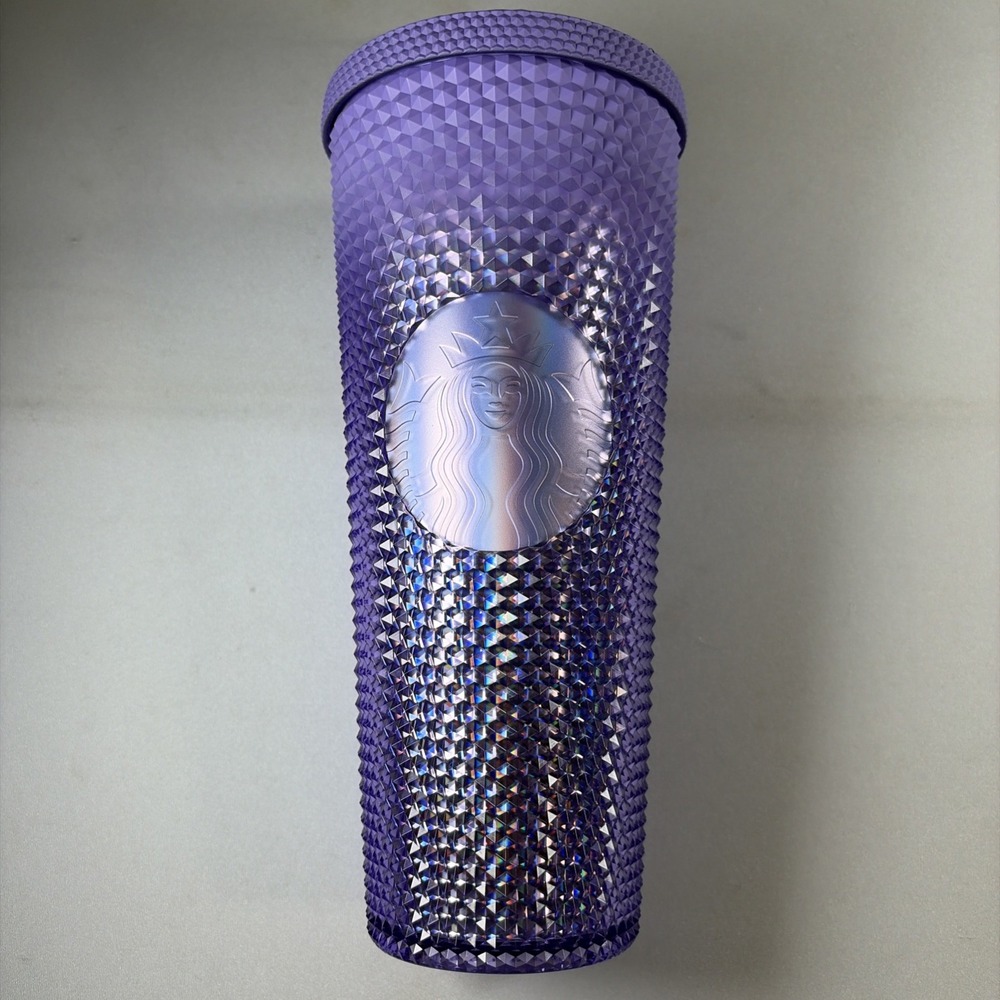 Starbucks Purple Lavender Lilac Gradient Studded 24oz Venti Tumbler No Straw